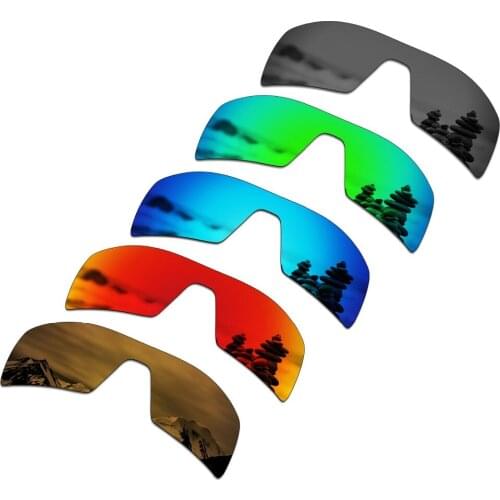 SmartVLT 5 Pieces Polarized Sunglasses Replacement Lenses for Oakley Oil Rig - 5 Colors