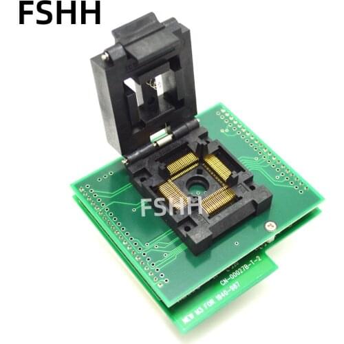 Detect ME36049HF-1515 Programmer Adapter CN-00027B-T-2 Adapter ic socket TQFP80 QFP80 to DIP40 Programmer Adapter