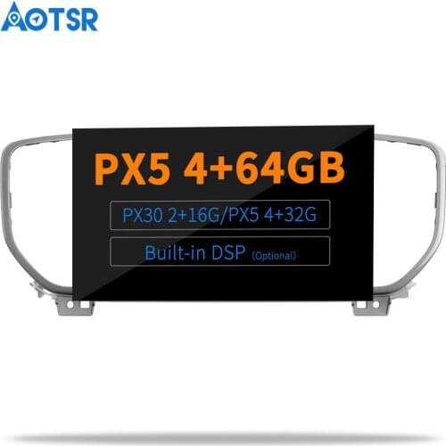 AOTSR Android 9.0 / 10.0 DSP Radio For Kia Sportage Stereo 2015 2016 Car GPS Navigation 2 Din Bluetooth Player Head Unit