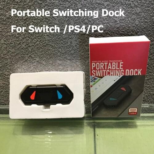 Bluetooth V5.0 Wireless Audio Transmitter Type C Transceiver Adapter support APTX LL SBC for NS Switch/PS4/PC