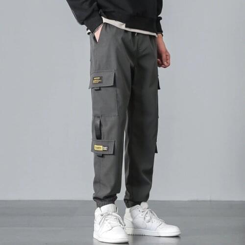 Cargo pants Youth autumn new mens casual pants techwear fashion Leggings Harem Pants harajuku streetwear pantalones hombre