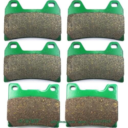 For YAMAHA 1200 XJR 1995 - 1998 Disc Brake Pads Pill Front Rear 1997 1996