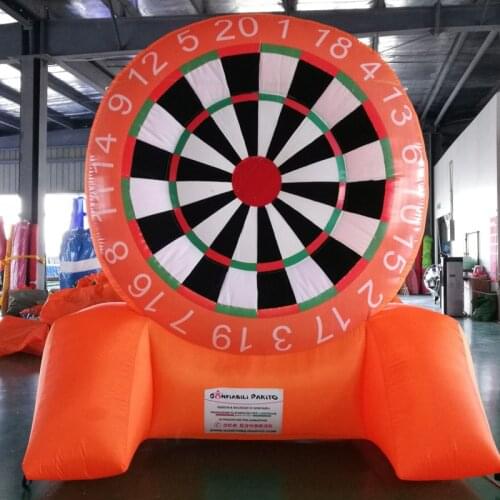 Giant darts games soccer football kick- target inflatable outdoor games Oxford cloth good quality factory direct