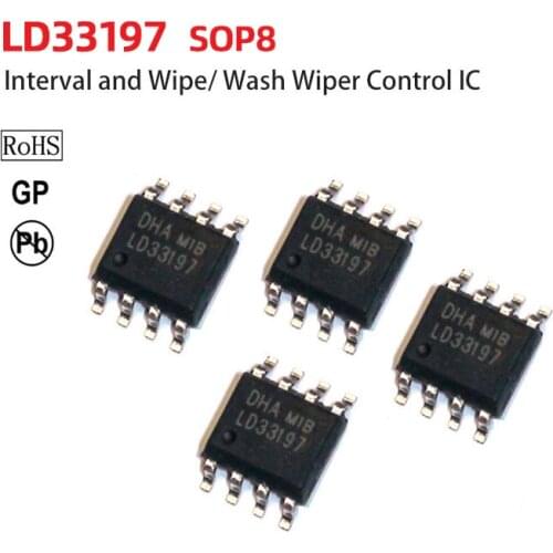 LD33197 MC33197 SOP8 Interval and Wipe/ Wash Wiper Control IC ASIC ic Integrated circuit 10PCS/LOT
