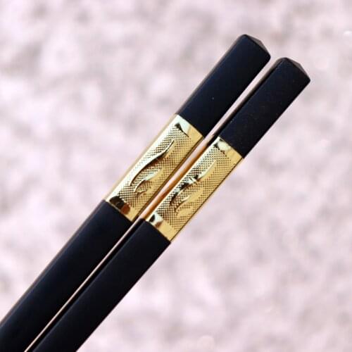 Reusable Cutlery China Alloy Chopsticks Chinese Food Chopsticks Household Korean Non-slip Fiberglass Alloy Chopstick