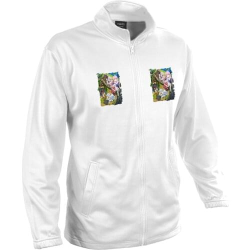 MERCHANDMANIA TECNICA jacket 2 drawings KAIFUKU JUTSUSHI NO YARINAOSHI man unisex Boy polyester tecnica Sport offer