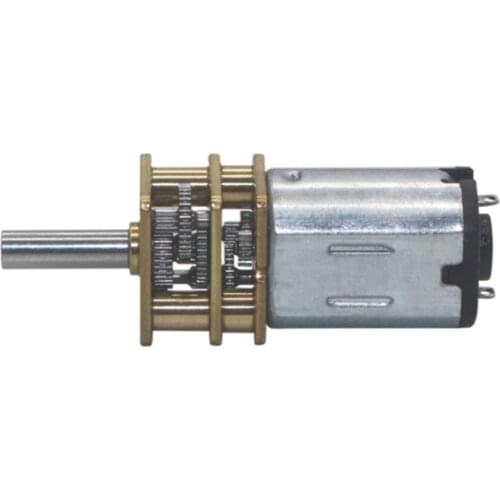 N20 Micro Gear Motor, DC 3V 6V 12V Reduction Reduction Motor for Smart Lock Toy Car Camera