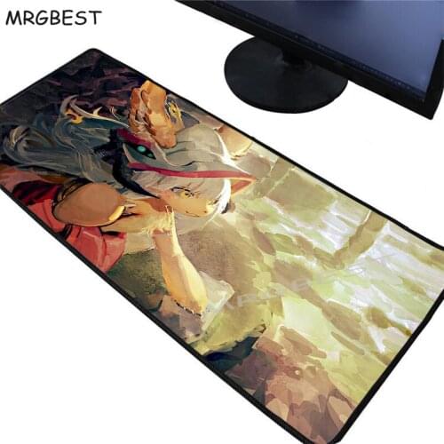 MRGBEST Hot Cute Anime Made In Abyss Cartoon Lockedge L Large Mouse Pad Rubber for Laptop Computer Keyboard Desk Mat Gaming