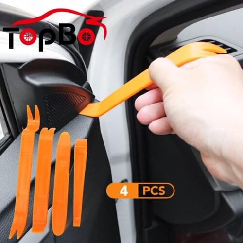 Portable 4Pcs/set Car Radio Panel Door Clip Panel Trim Dash Audio Removal Installer Pry Kit Auto Repair Pry Hand Tools Accessory