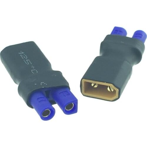 1pce XT30 Male to EC2 Female No wire adapter connector for RC Turnigy Drone FPV Lipo 2S 3S