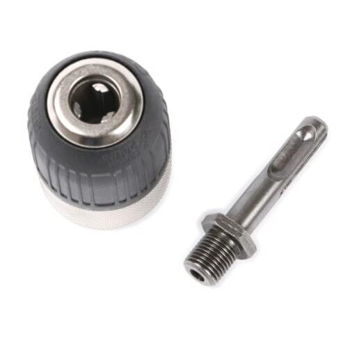 Fixmee 13mm 1/2" Alloy Self-locking Keyless Drill Chuck & SDS Adapter Hardware