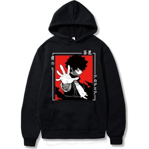 Harajuku Hoodie Men Hoodie My Hero Academia Hoodies Streetwear Dabi Printed Pullover Sweatshirt Men Fashion Hip Hop Hoodies