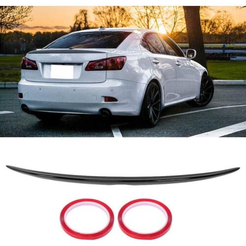 Trunk Lid Spoiler Glossy Black for VIP Style For Lexus IS 250 350 ISF 2006 2007 2008 2009 2010 2011 2012 2013 Car Accessories