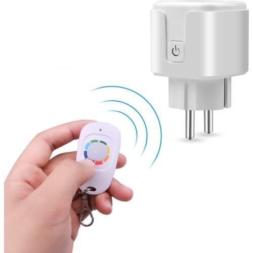 433mhz Wireless RF Remote Control Home Office Smart WiFi Power Timer Socket Outlet EU Plug Energy Saving WiFi Socket For Home
