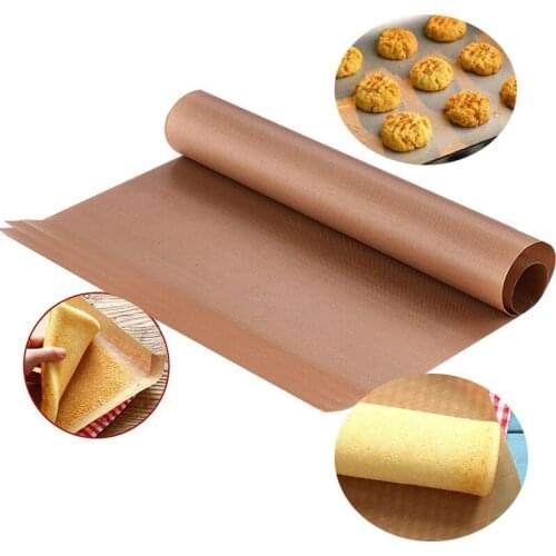 1Pcs 60*40 cm Reusable Baking Mat High Temperature Resistant Sheet Heat-Resistant Pad Non-stick for Outdoor BBQ