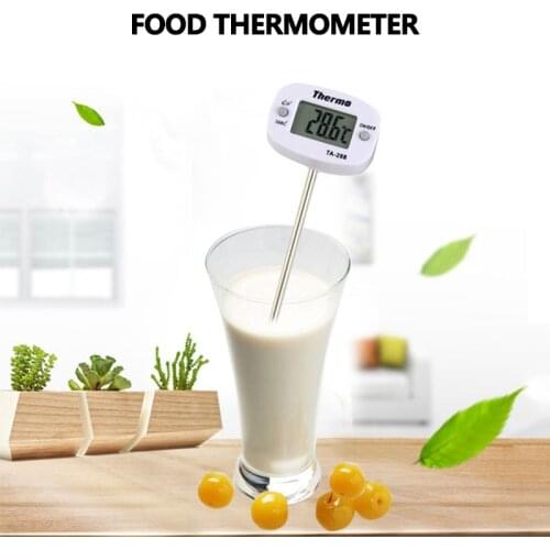 1PCS Digital Kitchen Thermometer Kitchen Tools For BBQ Electronic Digital Food Probe Thermometer BBQ Water Milk Meat Temperature