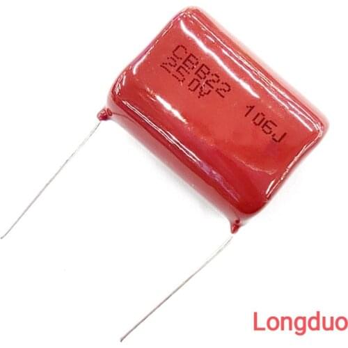 10pcs Capacitors 106 10uf 250V P27 Type CBB Metallized Polypropylene Film
