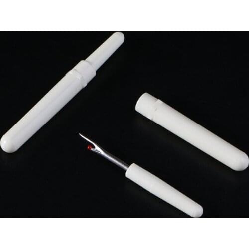 2Pcs Sharp Seam Ripper Cross Stitch Unpicker Sewing Craft Tool Plastic Handle Thread Cutter