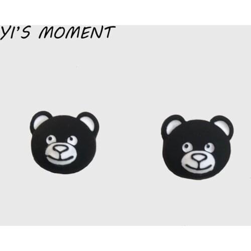 2019 new model birthday Gift Enamel Animal Jewelry Little bear Earrings Women Earing for kids