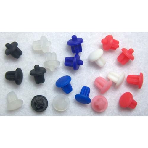 3.5mm Silicone Rubber Hole Plug Blanking End Cap Seal Stopper Headset Audio Jack