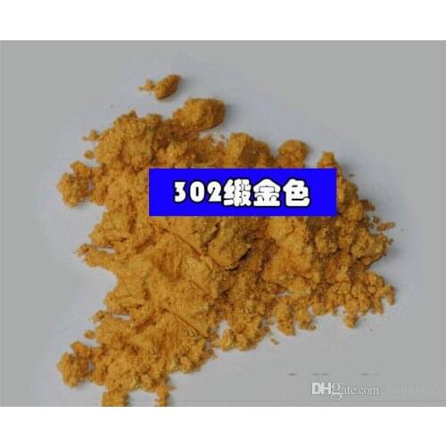 302gold High Quality Pearl Powder gold Color Mica powder Pigment Glitter Pearlescent Powder For DIY Decoration