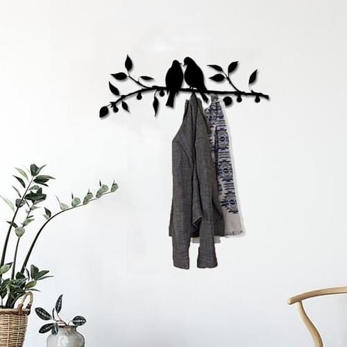 3Art Metal Robe Hook Decorative Metal Wall Hanger Modern Coat Rack