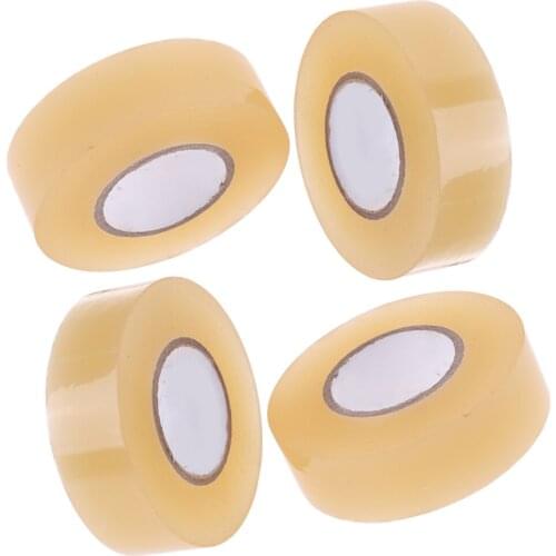 4 Rolls of 1'' Wide Waterproof Clear Hockey Sock Tape Pro Quality 24mm X 20m