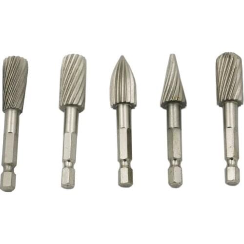 5PCS Hard High Steel Rotary Boring Tool Rotary Engraving Knife Rotary Grinding Head Polishing Raft