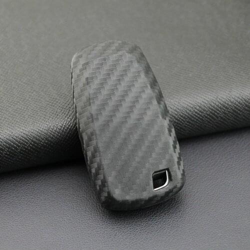 Accessories Key Fob Anti-Scratch Carbon Fiber Parts Silica Gel Useful New Practical Durable