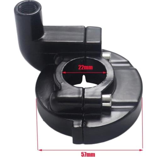Aluminum 22mm Clamp Throttle Cable Holder Housing Clamp Fit for 49cc-125cc Engine Scooter Moped