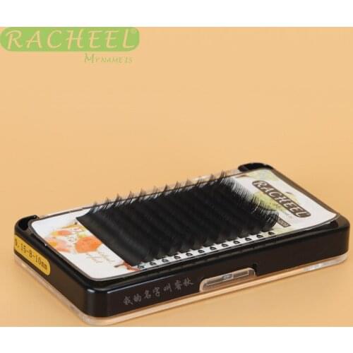 Brand 0.10/0.15/0.20 B curl Super soft elliptical flat eyelash extensions mink lashes flat hair