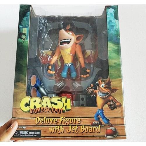 NECA Original Game Crash Bandicoot Sane Trilogy Action Figure Model Toy Doll Gift