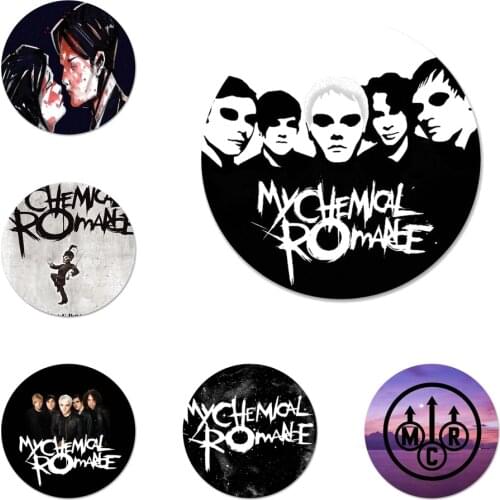My Chemical Romance Icons Pins Badge Decoration Brooches Metal Badges For Clothes Backpack Decoration 58mm