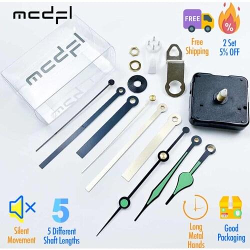 MCDFL DIY Wall Clock Mechanism Sweep Table Desk Clocks Hands Repair Kit Hours Movement Silent Quartz Watch Mechanic Clockwork
