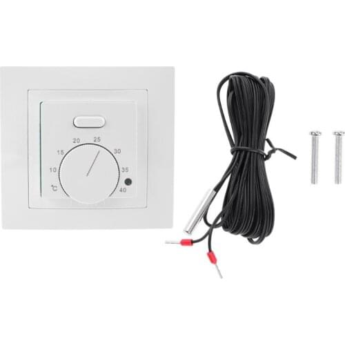 UnderFloor Electric Heating Room Thermostat 16A AC220~230V Save Energy Floor Heating Temperature Controller 86x86mm For home