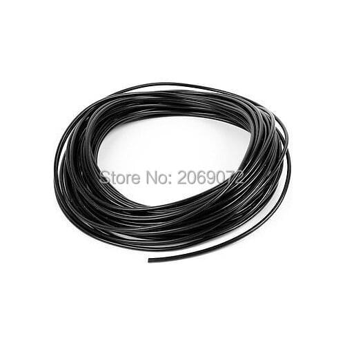 Tube PU Pneumatic Hose 2.5mm x 4mm for pneumatics 25meter Black color