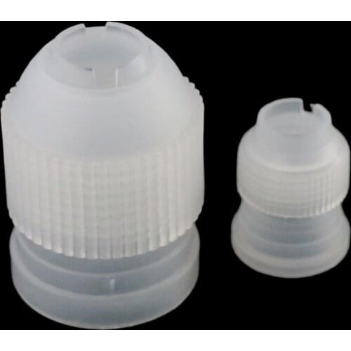 2PCS/Set Kitchen Fondant Cake Coupler Adaptor Icing Piping Nozzle Pastry Accessories Tool Sugarcraft Baking Tool Gift