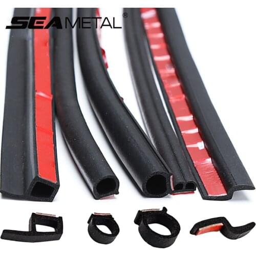 4Meter Car Door Seal Strip Stickers Anti-Dust Soundproof Sealing Big D Z P Type Noise Insulation Auto Interior Accessories Goods