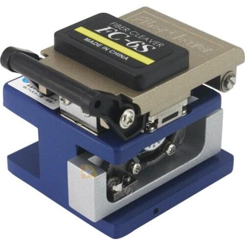 Fiber Cleaver Optic Connector FC-6S Fiber Cutter Fiber High Precision Aluminum Optical Fiber CleaverCutter Splice Tool