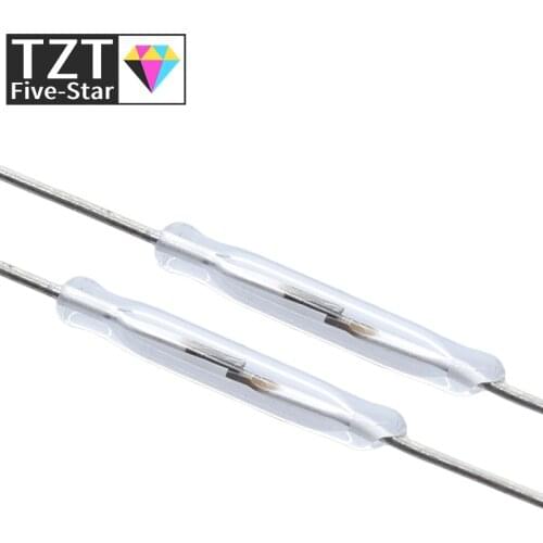 10pcs N/O Reed switch Magnetic Switch 2 * 14mm Normally Open Magnetic Induction switch For Arduino