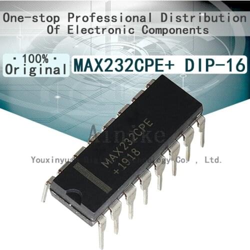 10/Pcs New Original MAX232CPE MAX232CPE+ MAX232EPE+ MAX232EPE DIP-16 Dual transceiver RS232 line driver/receiver chip