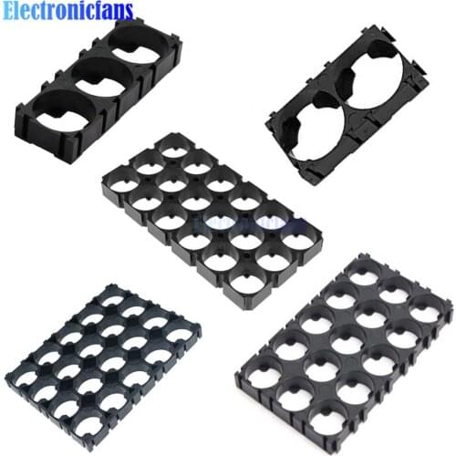 1X2 1X3 3X5 3x6 4x5 Cell Spacer Holder 18650 Lithium Battery Plastic Rack Batteries Radiating Shell Heat Holder Bracket