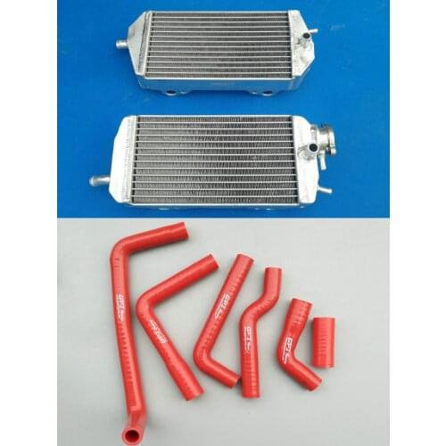 Aluminum Radiator +HOSE for 2007- 2014 Gas Gas MX/SM/EC 200/250/300 2007 2008 2009 2010 2011 12 13 14