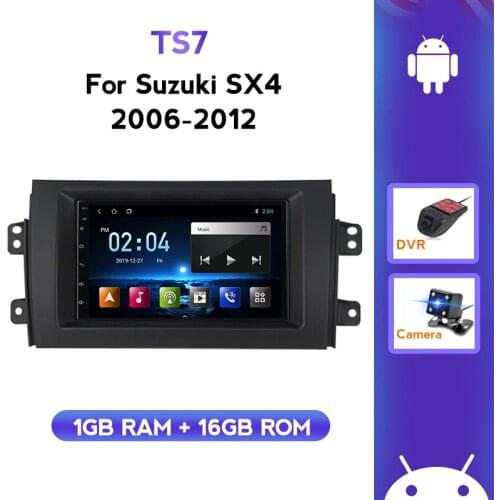 Android Gps For Suzuki SX4 2006 2007 2008 2009 2010 2011 2012 Car Radio Tape Recorder Stereo Player WIFI BT SWC DVR NO 2Din DVD