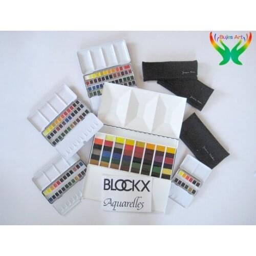 Belgium Blockx watercolor box pigment solid watercolor heavy enamel master art European painting material art painting supplies