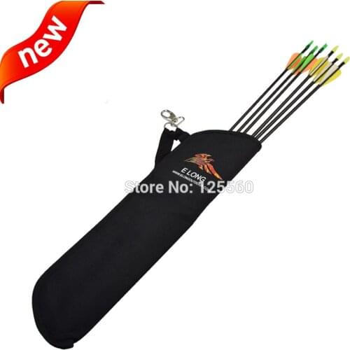 Free shipping Black arrow quiver 1 PC archery bow Q-0002 Archery hunting arrow packing bag Arrow Accessories