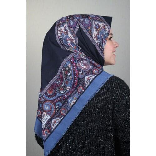 BONJELA PATTERNED COTON SCARF-DESEN-54-RENK-03