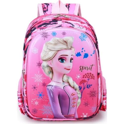 Disney childrens school bag kindergarten backpack cartoon frozen princess spiderman Schoolbag boys girls gift bag