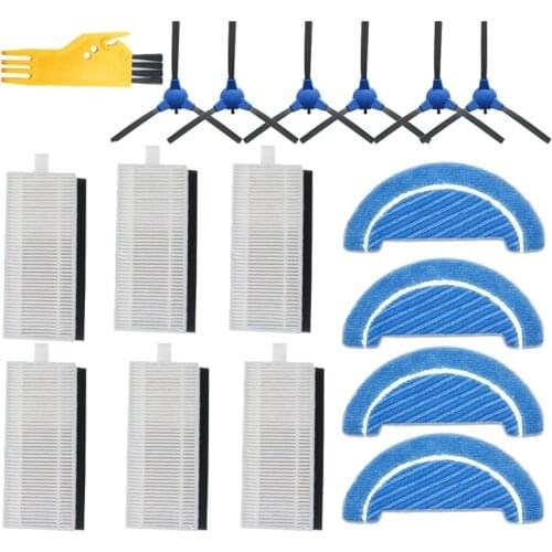Hepa Filter for Cecotec Conga 1090 Robotic Vacuum Cleaner Spare Parts Side Brush Mop Hepa Filters Vacuum Accessories