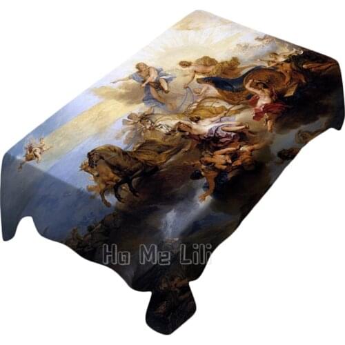 Fall Of Phaeton Fairy Tale Painting Tablecover Decorating Kitchen Bedroom Party Picnic